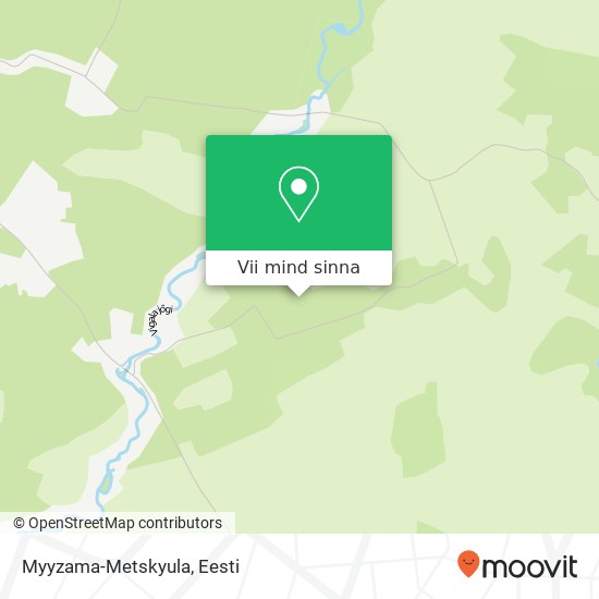 Myyzama-Metskyula kaart