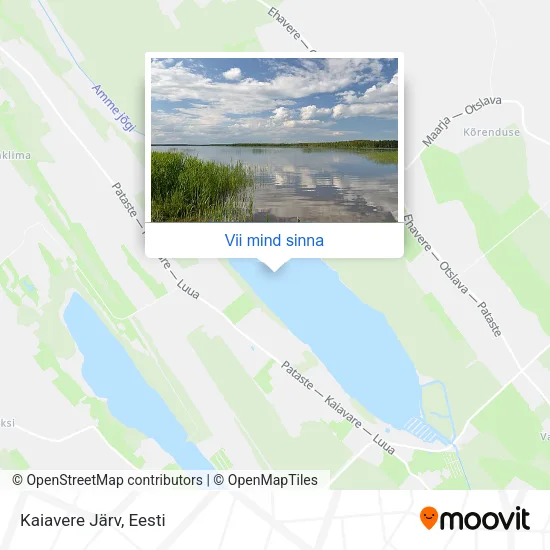 Kaiavere Järv kaart