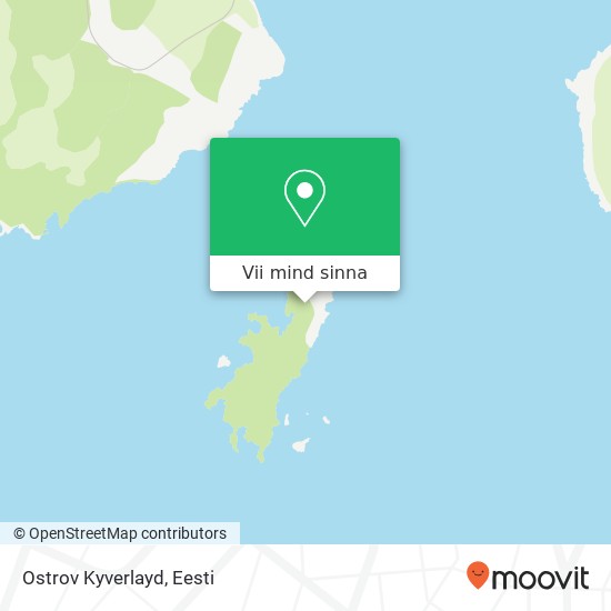 Ostrov Kyverlayd kaart