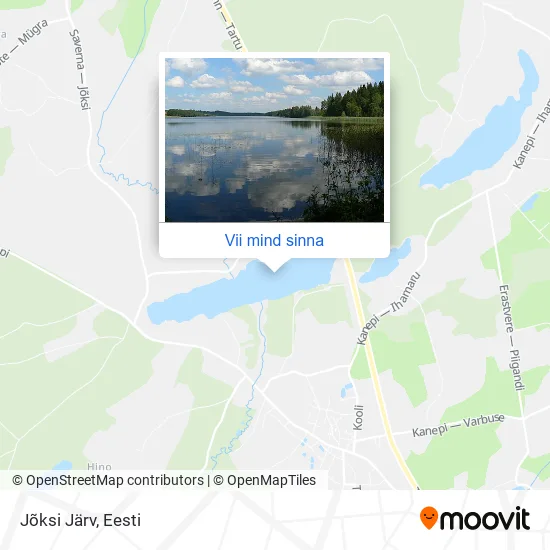 Jõksi Järv kaart
