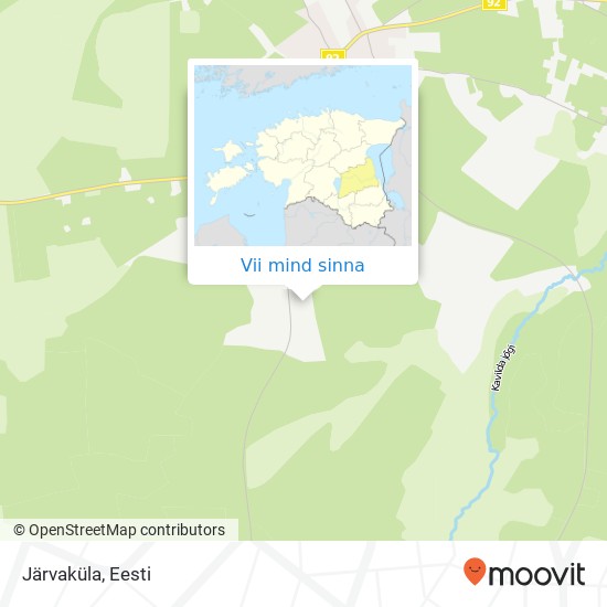 Järvaküla kaart