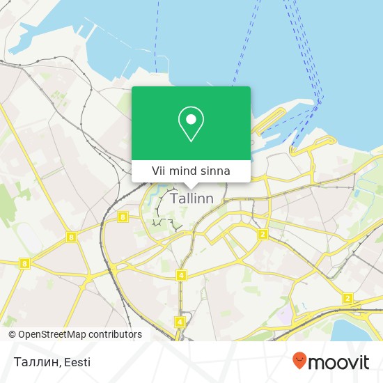 Таллин kaart