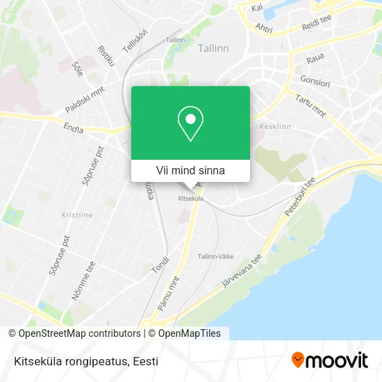 Kitseküla rongipeatus kaart
