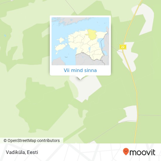 Vadiküla kaart