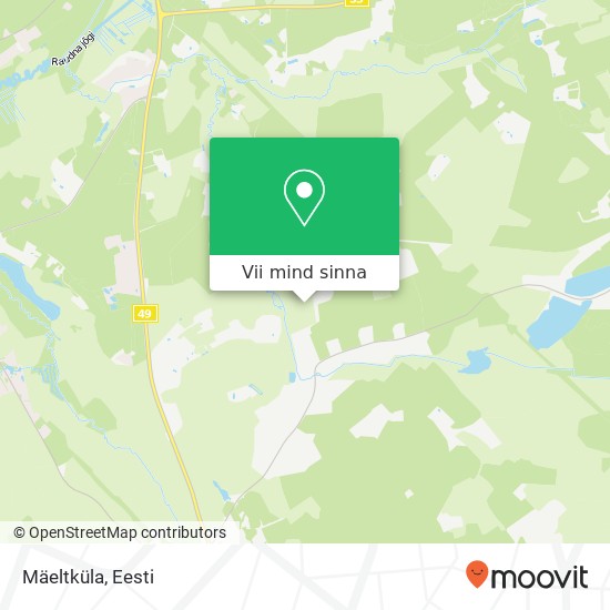 Mäeltküla kaart