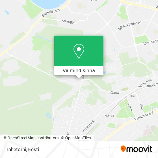 Tahetorni kaart
