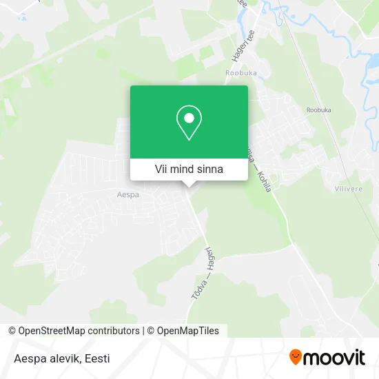 Aespa alevik kaart