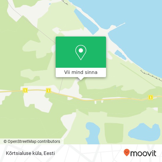 Kõrtsialuse küla kaart