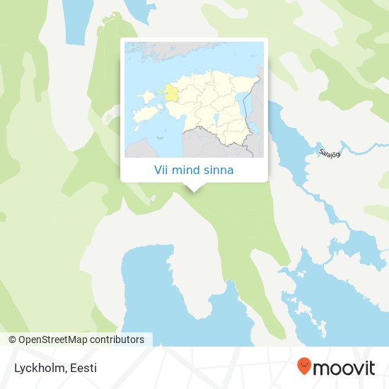 Lyckholm kaart