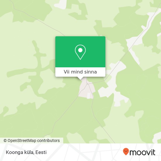 Koonga küla kaart