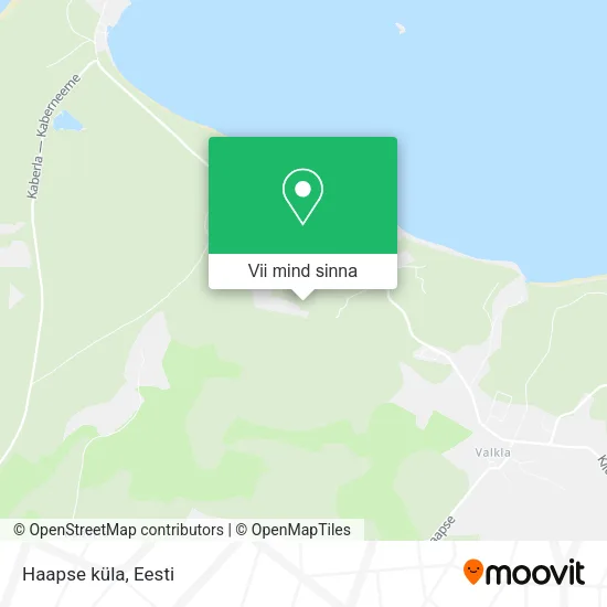 Haapse küla kaart