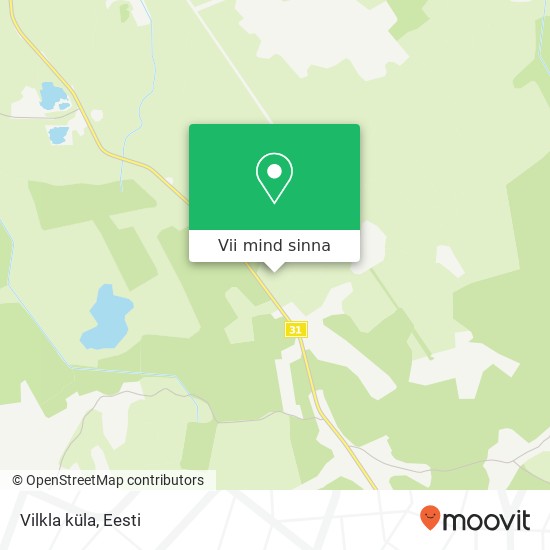 Vilkla küla kaart