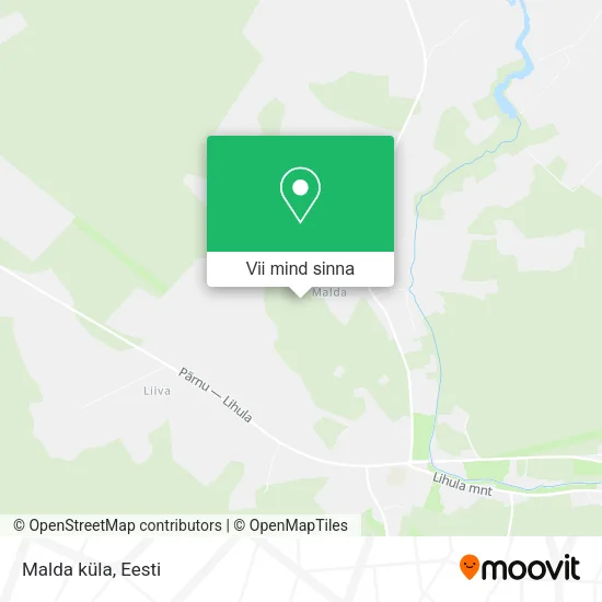 Malda küla kaart