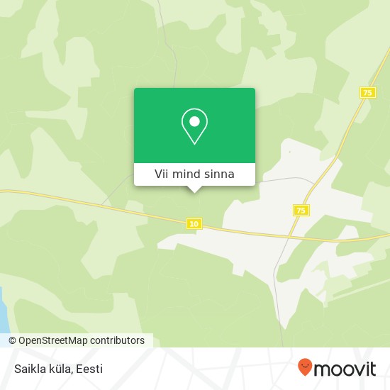 Saikla küla kaart