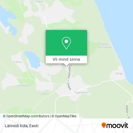 Lätiniidi küla kaart