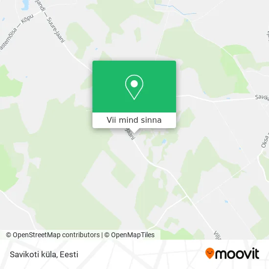 Savikoti küla kaart