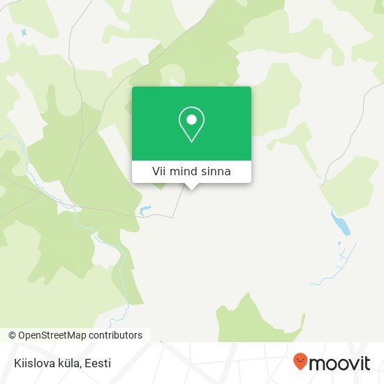 Kiislova küla kaart