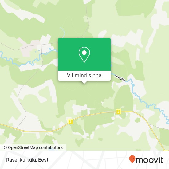 Raveliku küla kaart