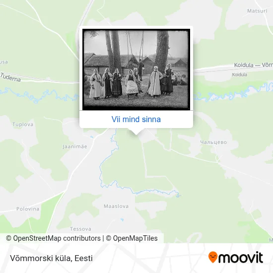 Võmmorski küla kaart