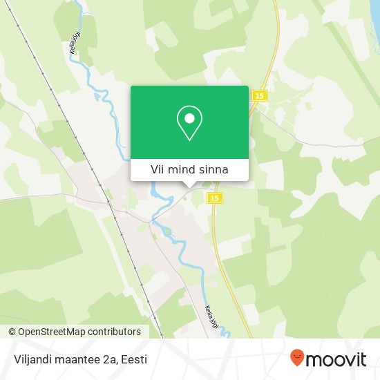 Viljandi maantee 2a kaart