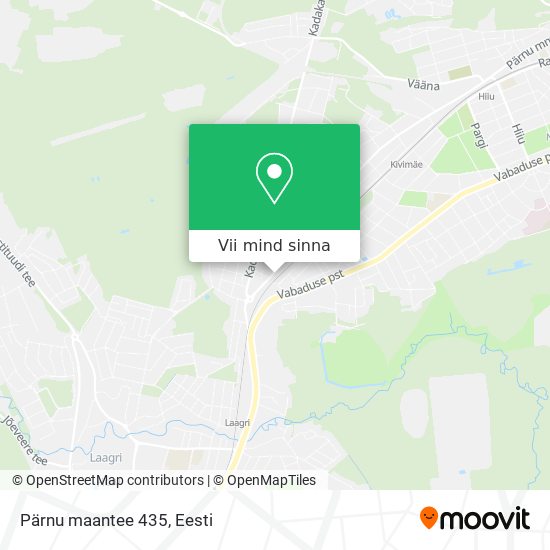Pärnu maantee 435 kaart