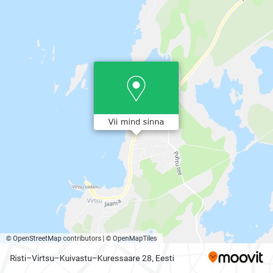 Risti–Virtsu–Kuivastu–Kuressaare 28 kaart