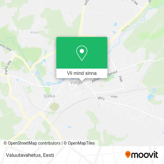 Valuutavahetus kaart
