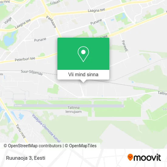 Ruunaoja 3 kaart
