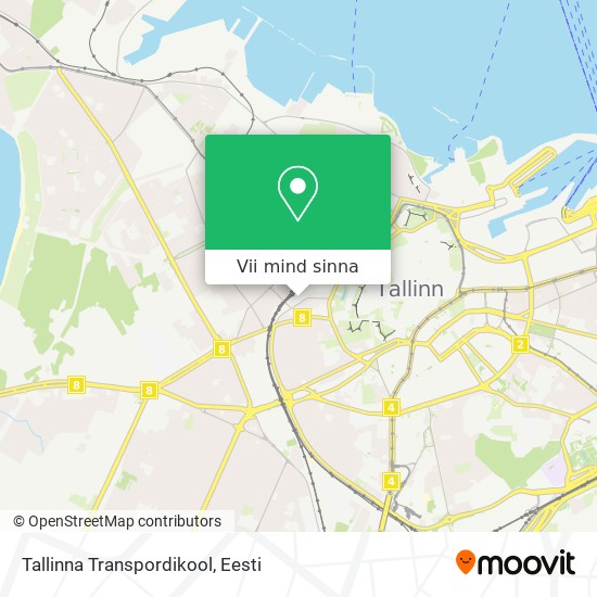 Tallinna Transpordikool kaart