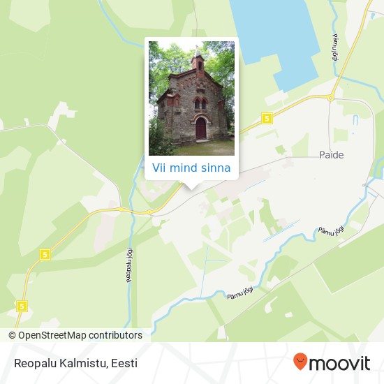 Reopalu Kalmistu kaart
