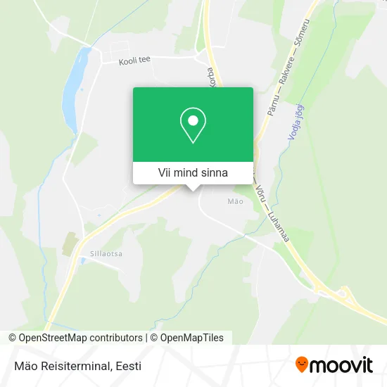 Mäo Reisiterminal kaart