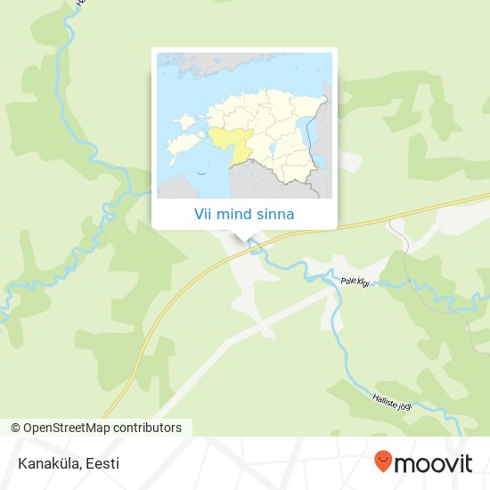 Kanaküla kaart