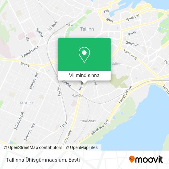 Tallinna Ühisgümnaasium kaart