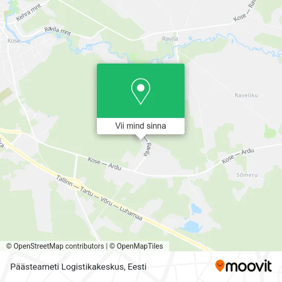Päästeameti Logistikakeskus kaart