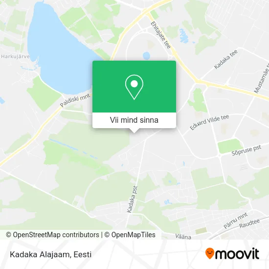 Kadaka Alajaam kaart