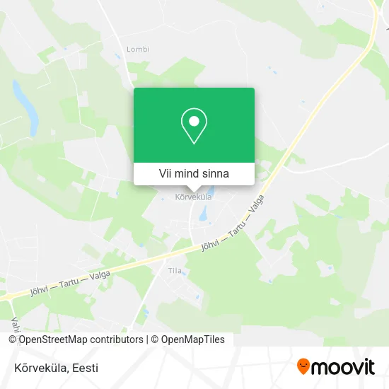 Kõrveküla kaart