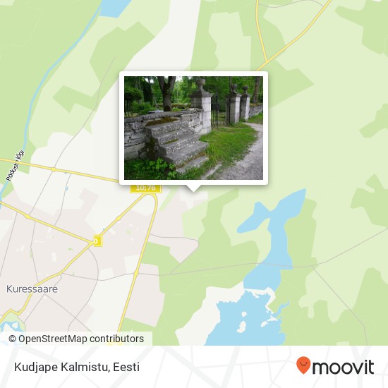Kudjape Kalmistu kaart