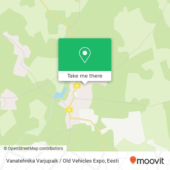 Vanatehnika Varjupaik / Old Vehicles Expo kaart