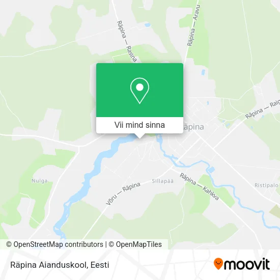 Räpina Aianduskool kaart