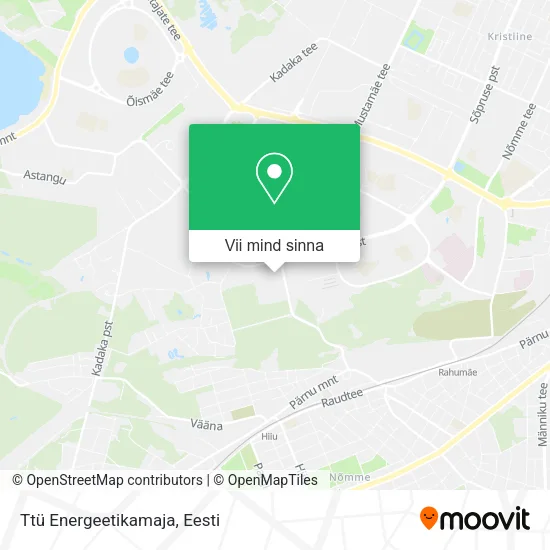 Ttü Energeetikamaja kaart