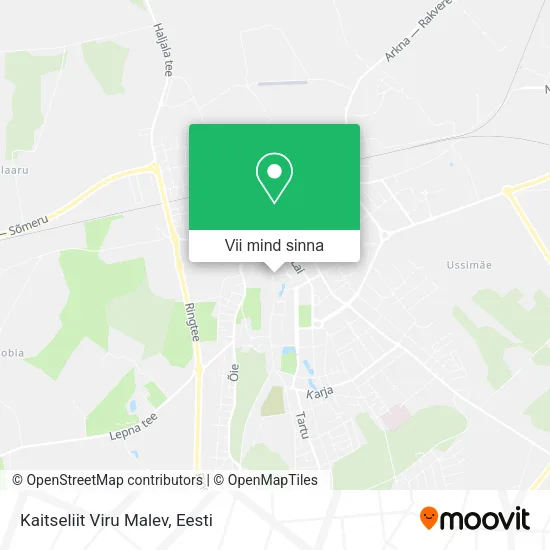 Kaitseliit Viru Malev kaart