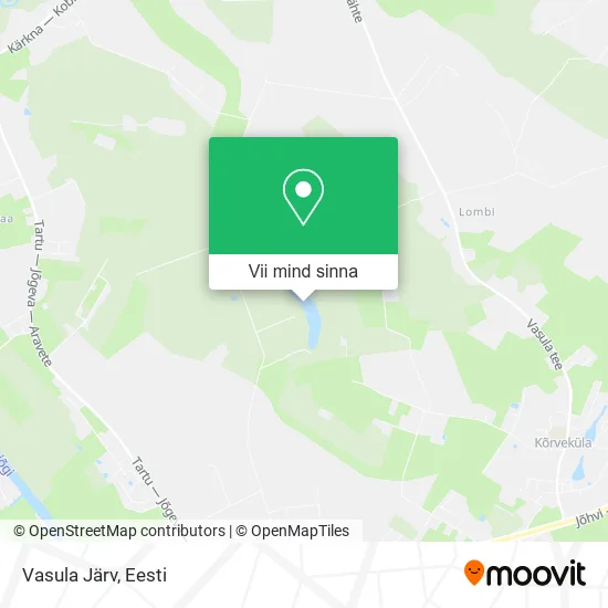 Vasula Järv kaart