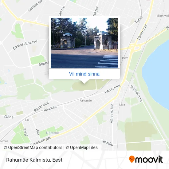 Rahumäe Kalmistu kaart