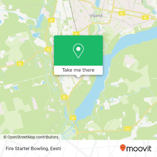 Fire Starter Bowling kaart