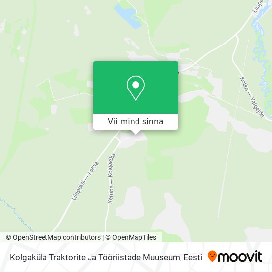 Kolgaküla Traktorite Ja Tööriistade Muuseum kaart