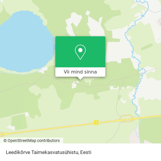 Leedikõrve Taimekasvatusühistu kaart