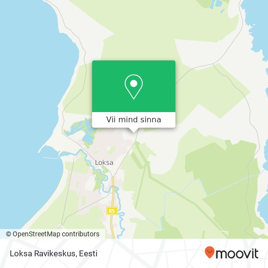 Loksa Ravikeskus kaart