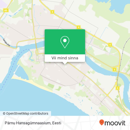 Pärnu Hansagümnaasium kaart
