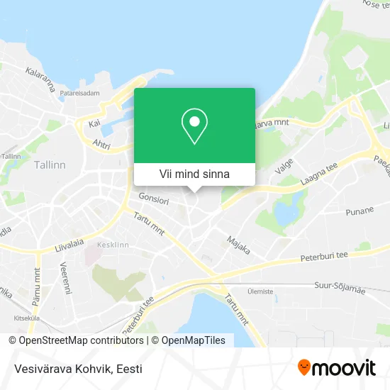 Vesivärava Kohvik kaart