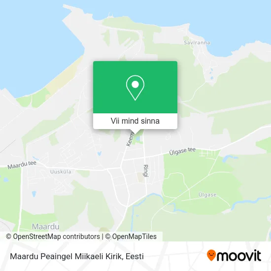 Maardu Peaingel Miikaeli Kirik kaart